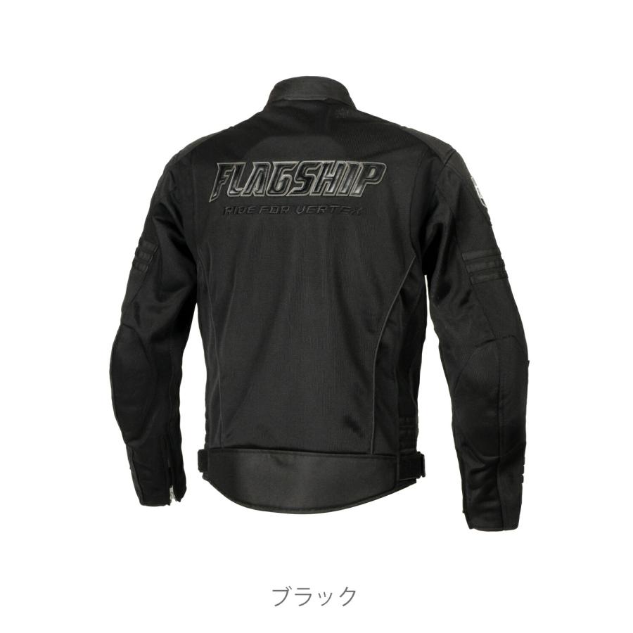 FLAGSHIP バイクジャケット 4L ブラック FLAGSHIP（フラッグシップ） バイク用 春夏 プロテクター ウェア FJ