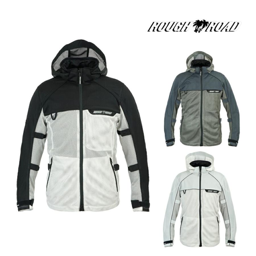ラフ＆ロード ROUGH&ROAD バイク用 春夏 ウェア ジャケット 通気性
