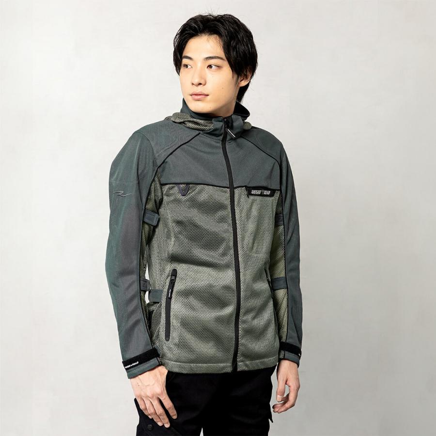 ラフ＆ロード ROUGH&ROAD バイク用 春夏 ウェア ジャケット 通気性