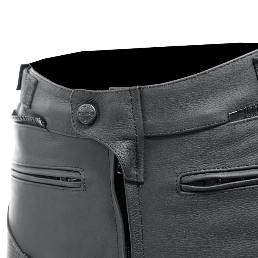 コミネ KOMINE バイク用 春夏 牛革 パンチング CEプロテクター 2