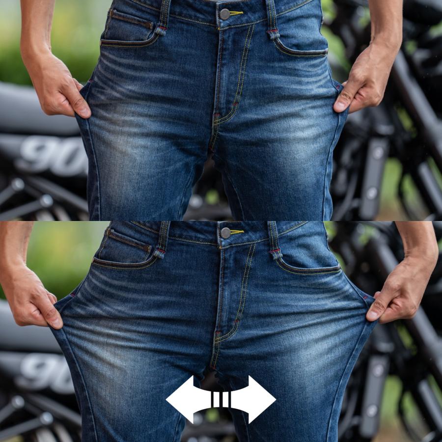 山城（YAMASHIRO） RADARM ラダーム ストレッチ ライディングジーンズ