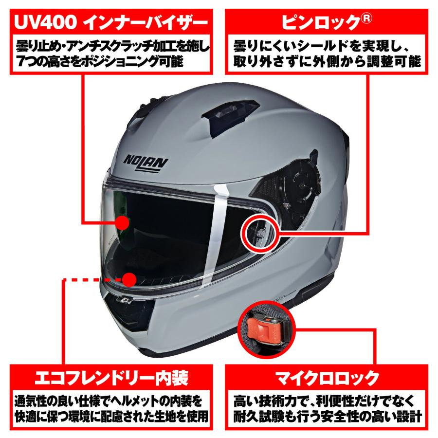 NOLAN（ノーラン） 11日クーポン配布 バイク用 ヘルメット フル