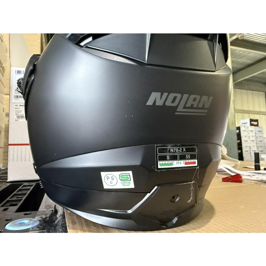 【美品】NOLAN N70-2 X フルフェイスヘルメット（マットブラック） NOLAN（ノーラン） バイク用 ヘルメット オフロード N702X N70-2X