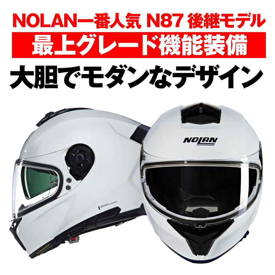 フルフェイスヘルメット　NOLAN　ノーランN808　ホワイト　Sサイズ NOLAN（ノーラン） バイク用 ヘルメット フルフェイス N808 N80-8