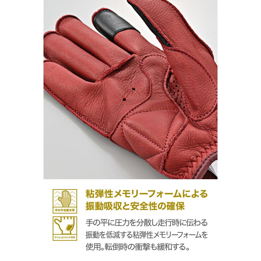 DAYTONA（デイトナ） バイク グローブ 夏冬秋春 革(牛革) 春夏秋冬