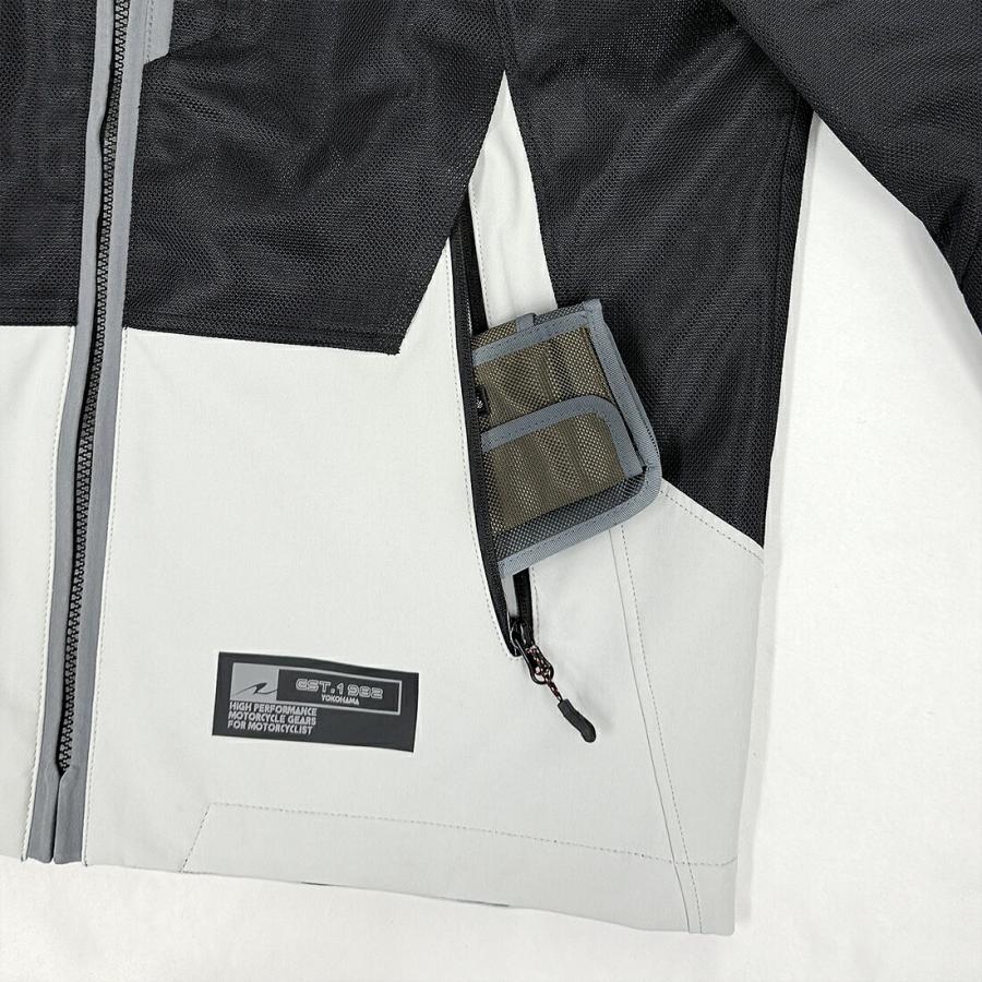ROUGH&ROAD (ラフ&ロード) バイク用 ジャケット R3302626 Alpinestars × ROUGH&ROAD クルーパーカ エア Asia グレーシルバー R3302626GYV_4