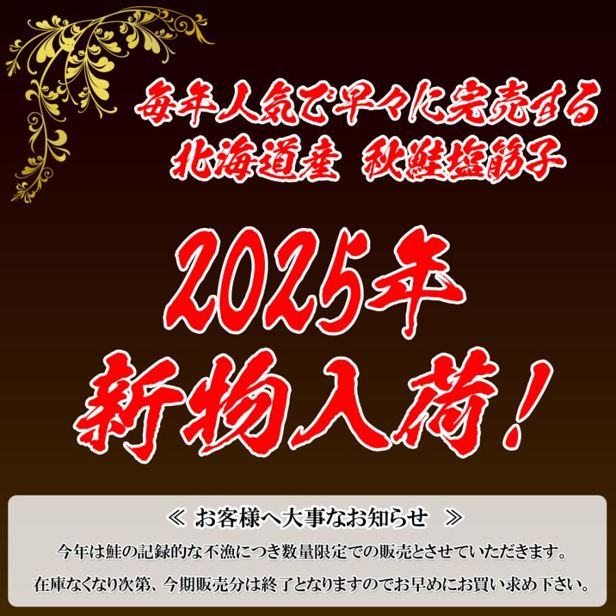 北海道産 筋子 すじこ 塩漬け 秋鮭 塩筋子 500g 化粧箱入 ウロコボシ