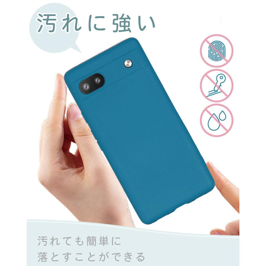 Google Pixel 【ガラスフィルム付き】2022 7a シリコンケース ソフト