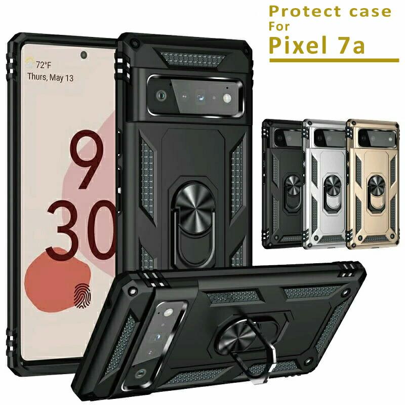 Google Pixel 7a ケース 耐衝撃 頑丈 リング pixel7a ピクセル カメラ