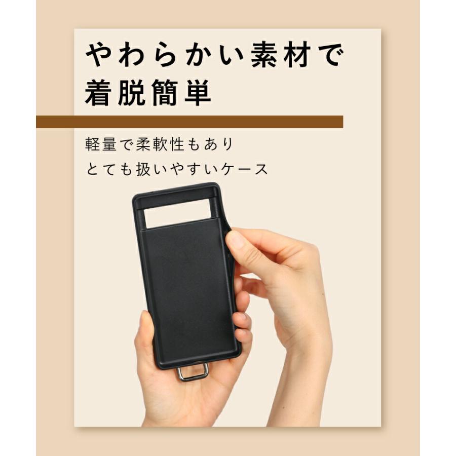 Google Pixel 7a ケース ピクセル7a 背面収納 バンド レザー カード