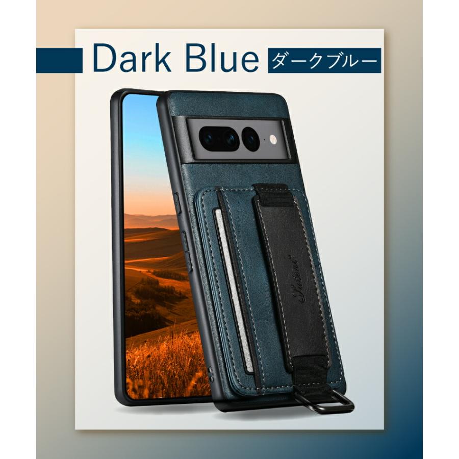 Google Pixel 7a ケース ピクセル7a 背面収納 バンド レザー カード