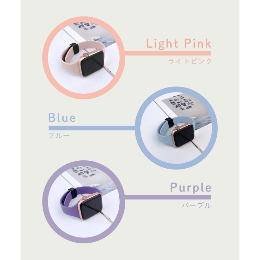 Apple Watch バンド 可愛い シリコン レディース アップル