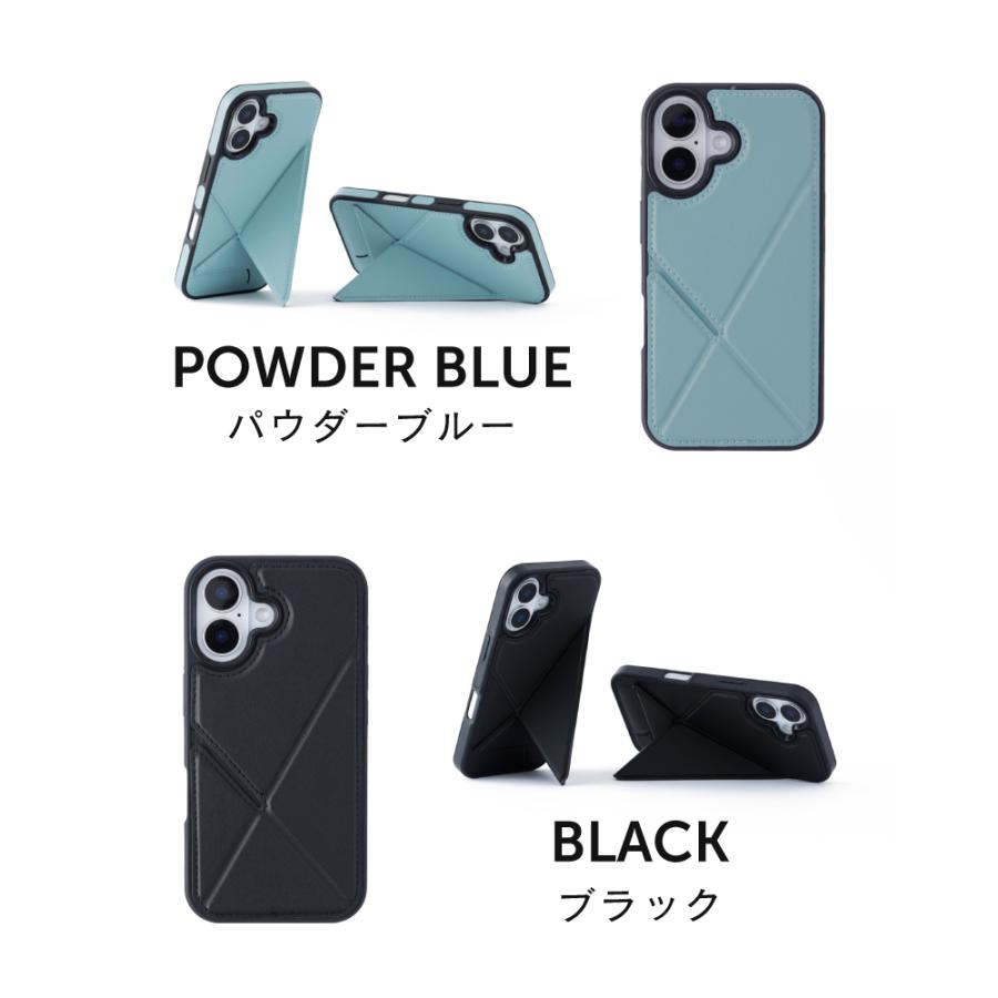 iPhone 17 Air ケース カバー スタンド 折り畳み式 カード 収納 縦置き