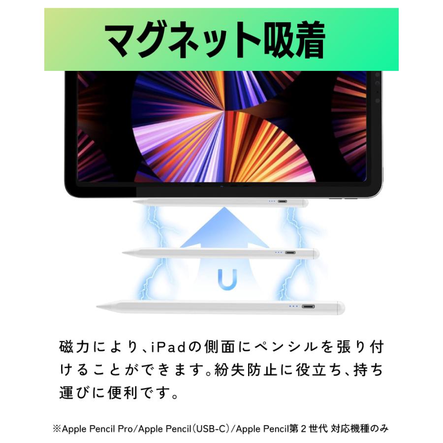 iPad用 デジタル タッチペン スタイラスペン ペンシル パームリジェ