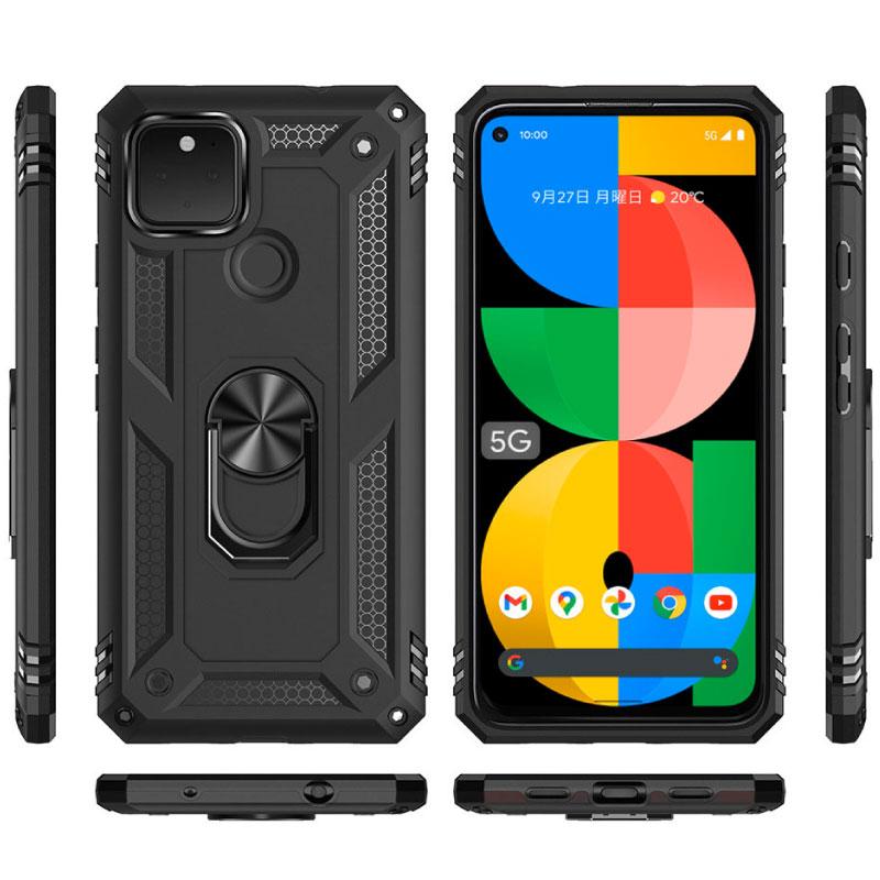 Google Pixel 耐衝撃 5a (5G) ケース 2層構造TPUケース 5G ソフト