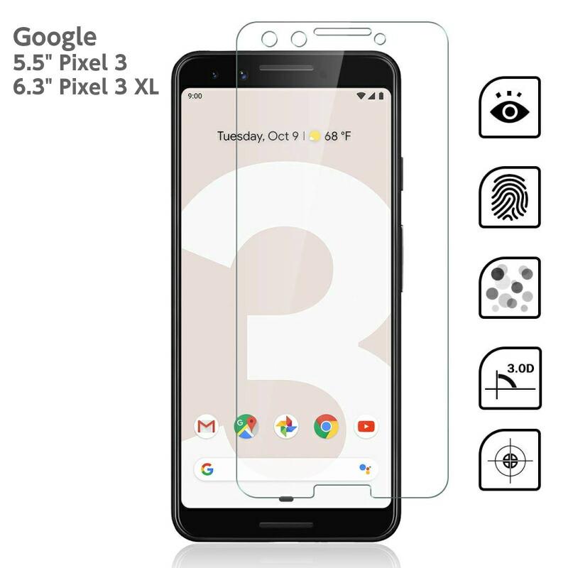 Pixel4XL 6.3" Pixel3a Pixel3aXL 強化ガラスフィルム 5.5" Pixel 3 6.3" Pixel 3 XL ガード クリア 耐衝撃 保護フィルム 透明（Yahoo!・MOTO84@もとはちよん）