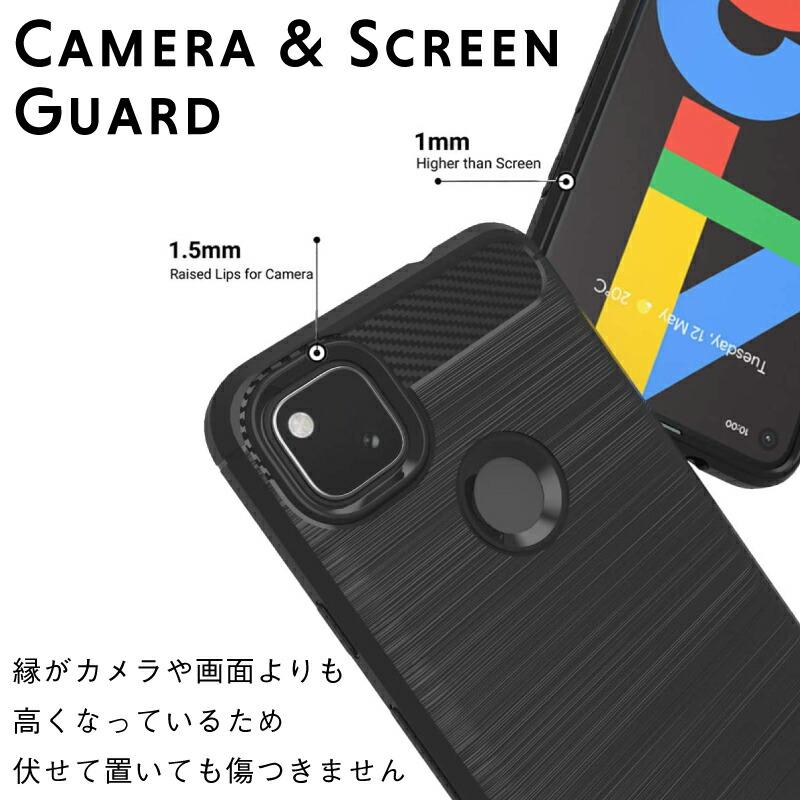 Google Pixel 4a ブラック 本体 カバー付 TechCircle-Google-Pixel-4a-