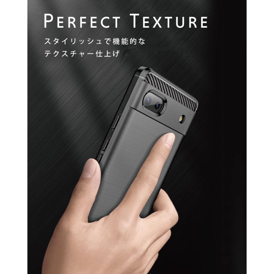 Google Pixel ガラスフィルムセット 6a ケース ソフト ハニカム構造 耐