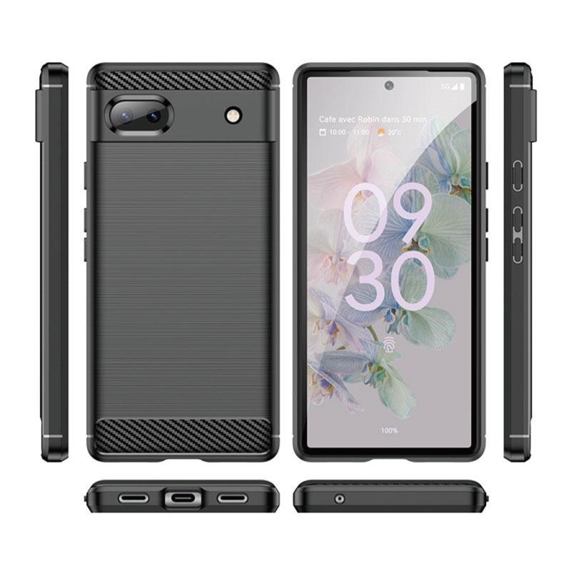 Google Pixel ガラスフィルムセット 6a ケース ソフト ハニカム構造 耐
