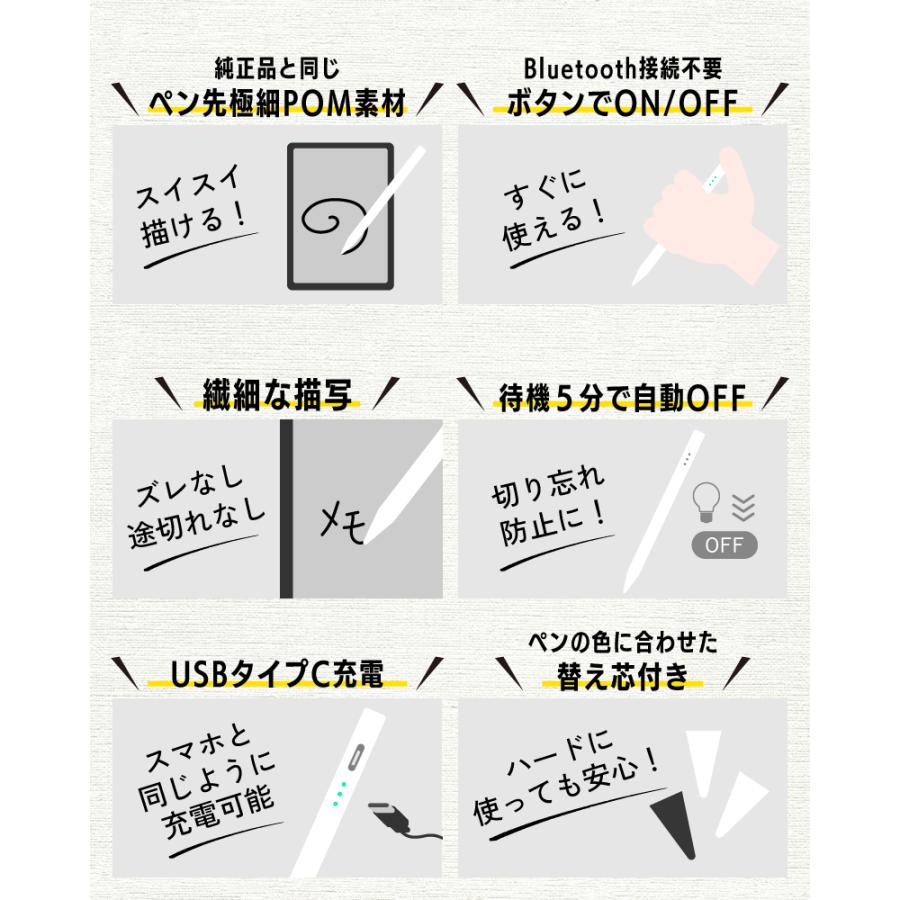 ガラスフィルム タッチペンセット 新型iPad対応 A16 iPad ケース ペン