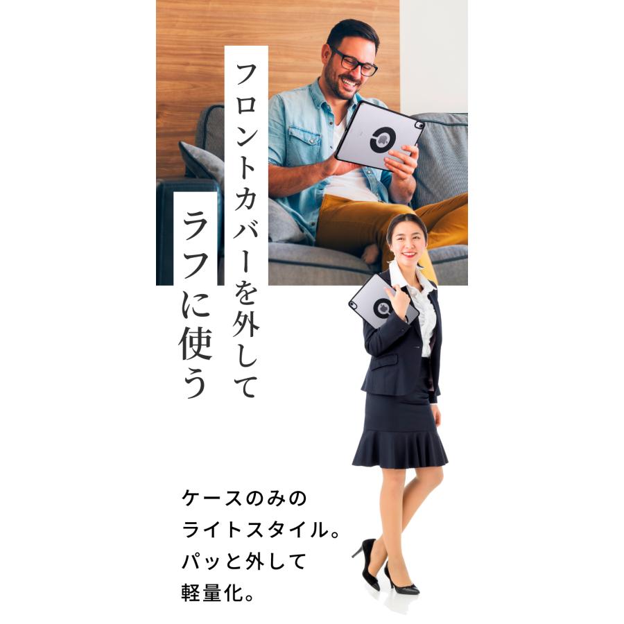 ガラスフィルム付 iPad A16 ケース カバー 縦置き スタンド マグネット