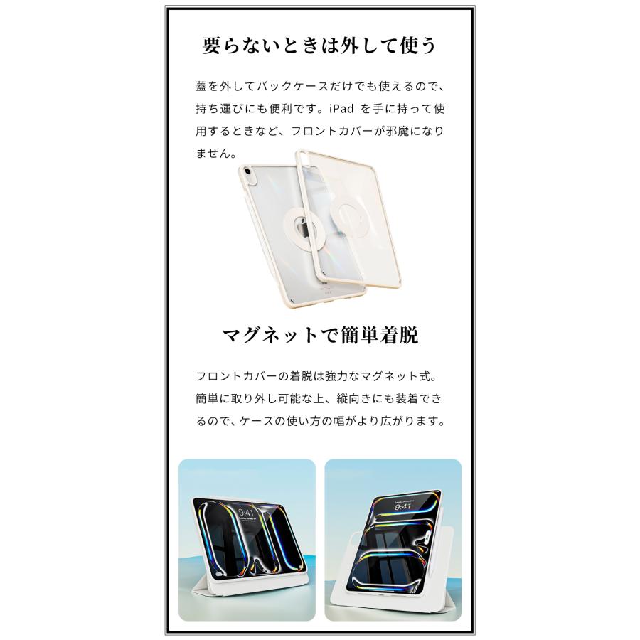 Apple iPad (A16) シルバー 本体 カバー・スタンド付き ガラスフィルム付 iPad A16 ケース カバー 縦置き スタンド マグネット