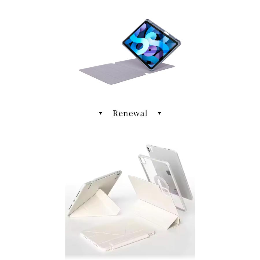 降りたたみでスタンド機能 縦置き可能 ペンシル収納 iPad ケース 降りたたみでスタンド機能 縦置き可能 ペンシル収納 iPad ケース