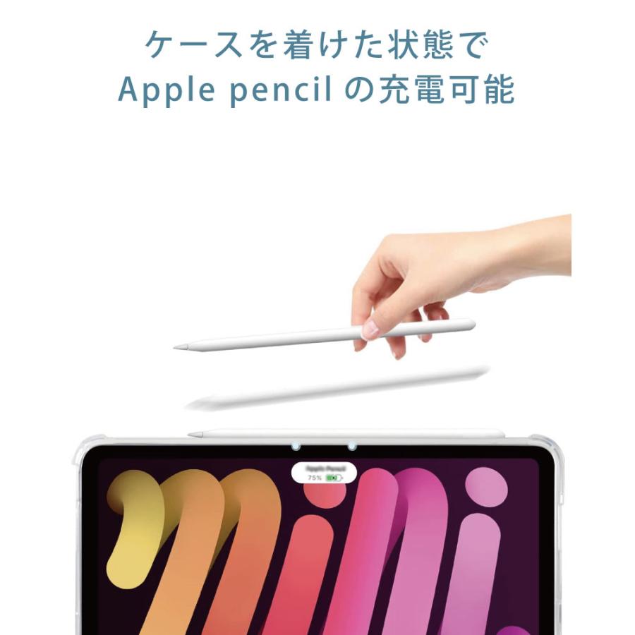 ペンシル収納 背面マットクリア 2021 新型8.3インチ iPad miniA17 Pro mini6 ケース ペン 第6世代 ipad ケース 可愛い クリア スマートカバー三つ折 保護 軽量 |  | 05