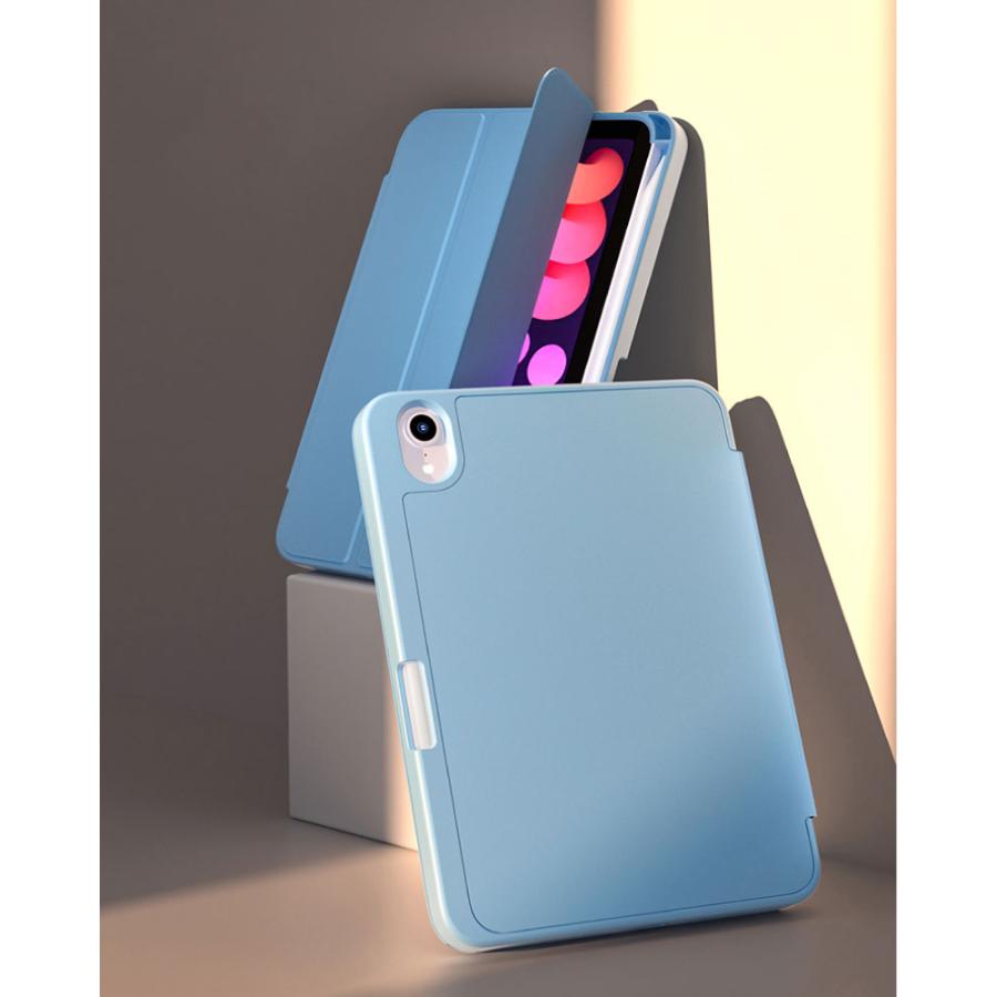ペンシル収納 iPad miniA17 Pro mini6 ケース 2021 8.3インチ スマートカバー Apple pencil 第６世代 アイパッド ミニ 三つ折り保護カバー 軽量 ホルダー |  | 06