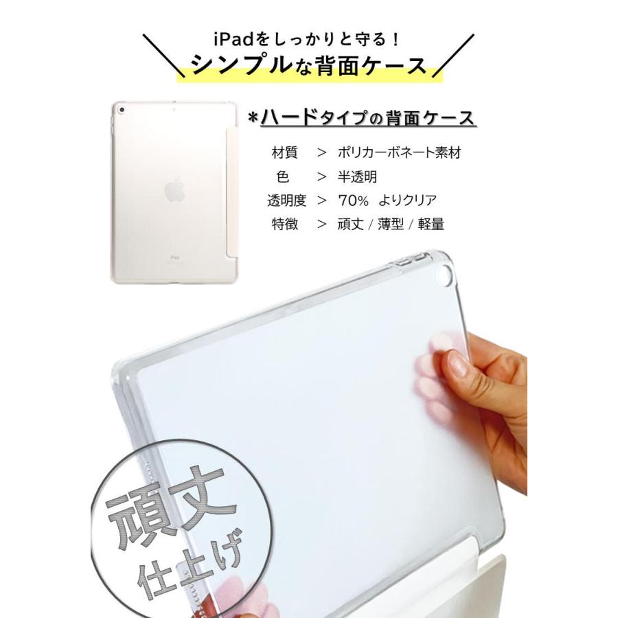 迷彩柄 iPad ケース 第9世代 2021 iPad 第8世代 mini6 mini5 mini4 2019 9.7 air4 air5 ケース スマートカバー 三つ折りカバー クリアケース 軽量・極薄タイプ｜moto84｜08