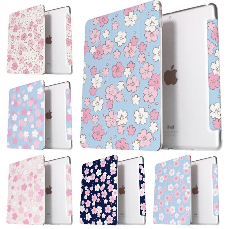 サクラiPad第9世代 桜柄 iPad ケース 第10世代 第9世代 第8世代 miniA17 Pro mini6 mini5