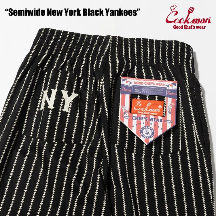 COOKMAN（クックマン） Chef Pants Semiwide Negro Leagues NY Black