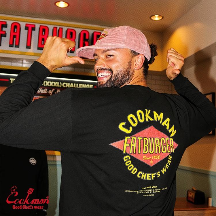 COOKMAN（クックマン） ウオッシュド ロングスリーブ Tシャツ FAT Mean