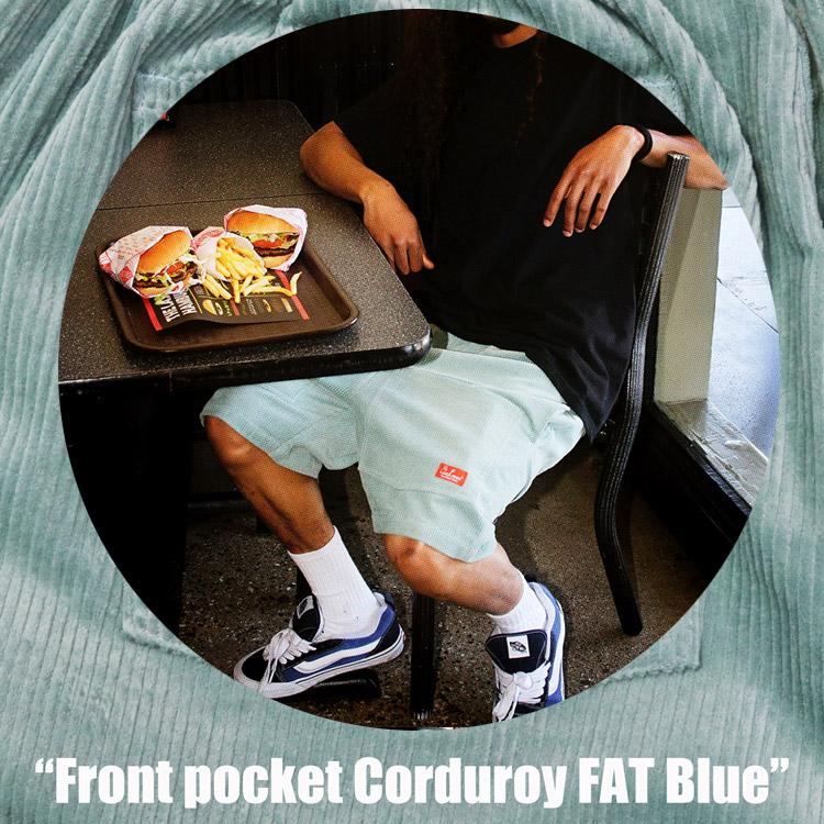 COOKMAN（クックマン） Chef Pants Short Front Pocket Corduroy FAT