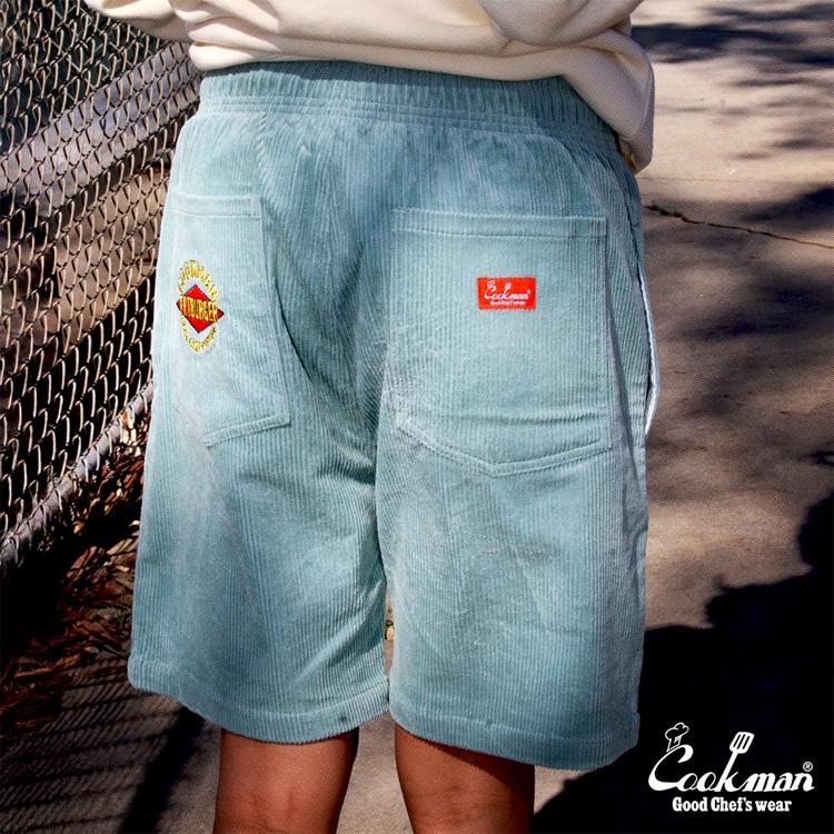 COOKMAN（クックマン） Chef Pants Short Front Pocket Corduroy FAT