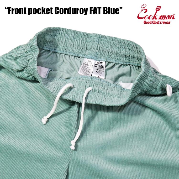 COOKMAN（クックマン） Chef Pants Short Front Pocket Corduroy FAT