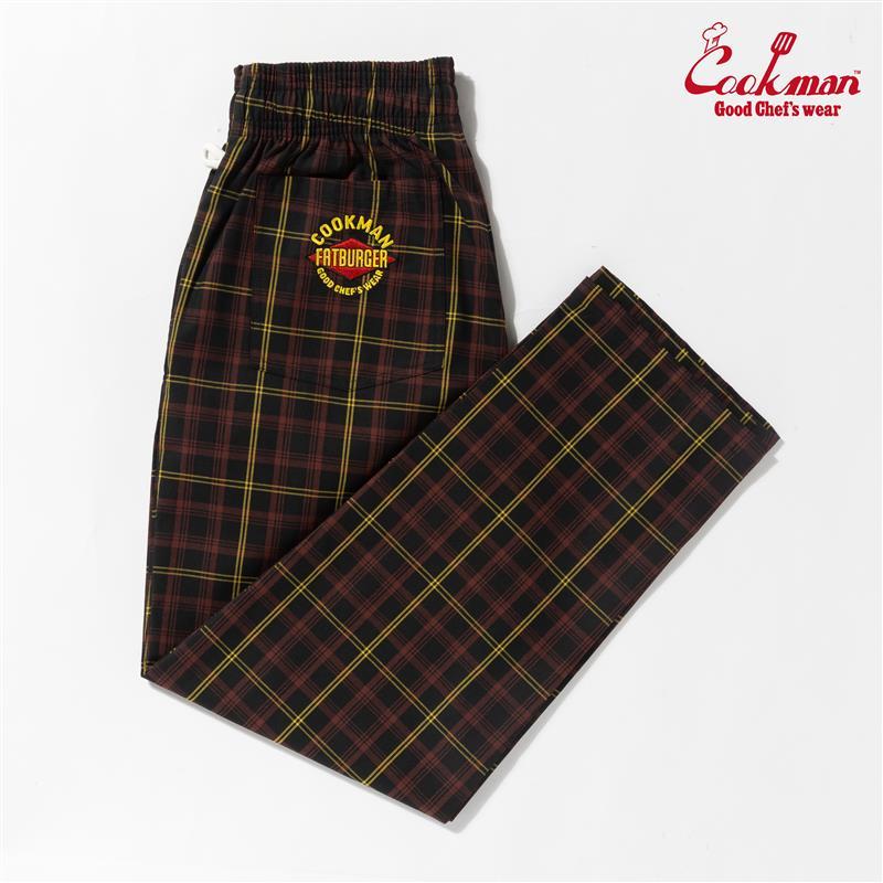 COOKMAN（クックマン） Chef Pants Semiwide FAT Tartan Check シェフ