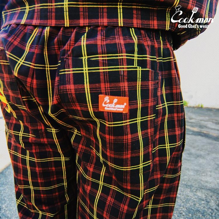 COOKMAN（クックマン） Chef Pants Semiwide FAT Tartan Check シェフ