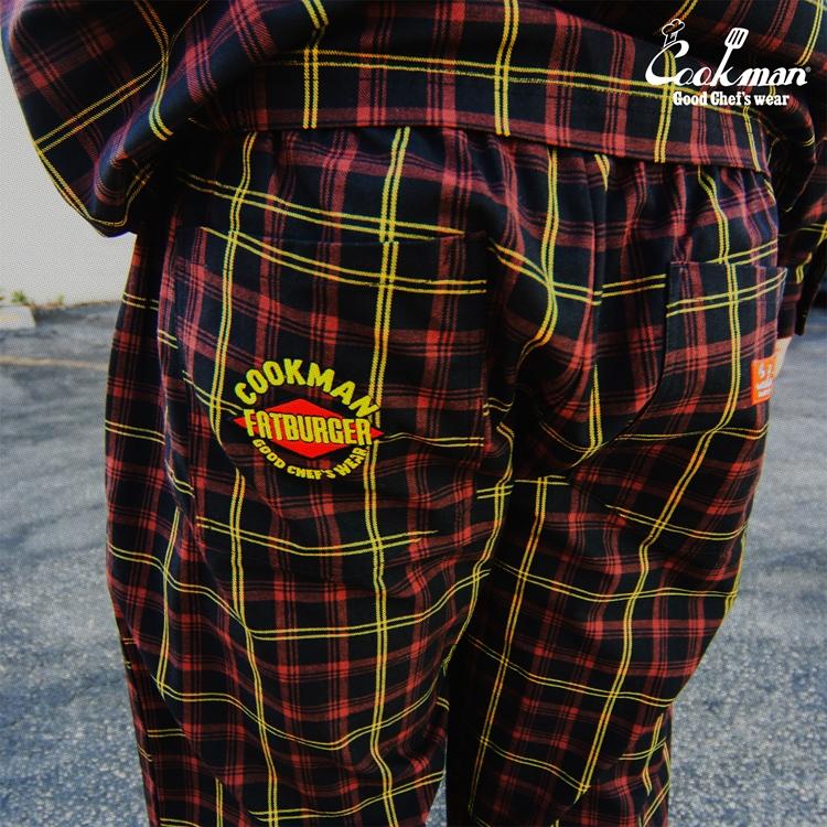 COOKMAN（クックマン） Chef Pants Semiwide FAT Tartan Check シェフ