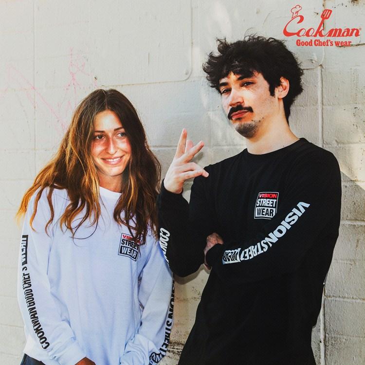 COOKMAN クックマン ロングスリーブ Tシャツ Vision Logo 161-53167