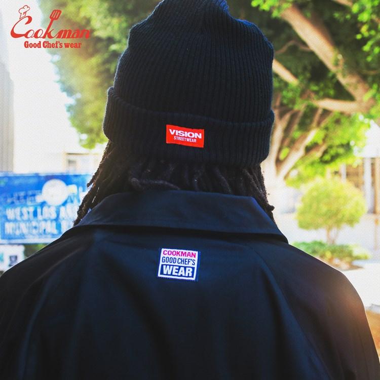COOKMAN（クックマン） Beanie Vision Logo Black ビーニー ロゴ 163