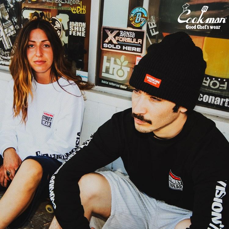 専用　ビーニー、シャツ COOKMAN（クックマン） Beanie Vision Logo Black ビーニー ロゴ 163