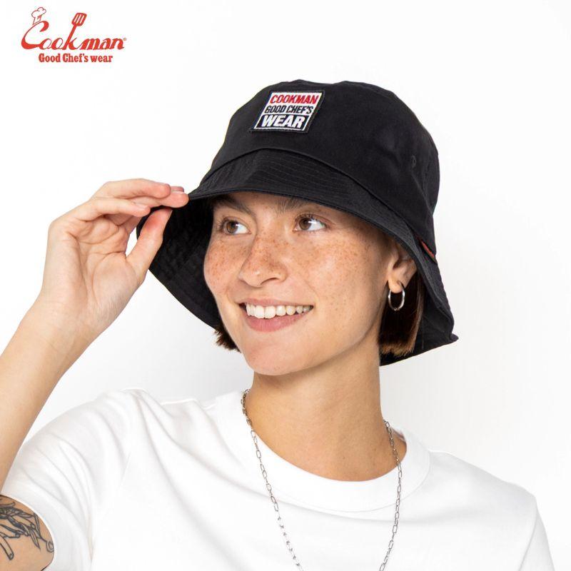 COOKMAN（クックマン） Bucket Hat Vision Logo Black バケットハット