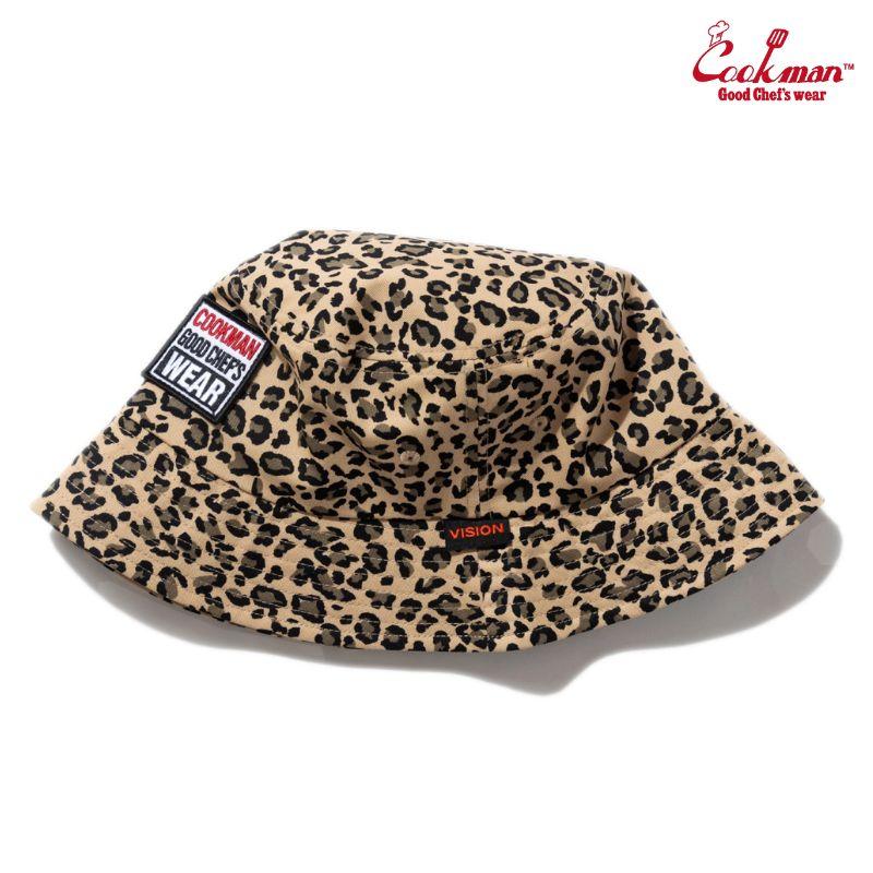 COOKMAN（クックマン） Bucket Hat Vision Logo Leopard バケット