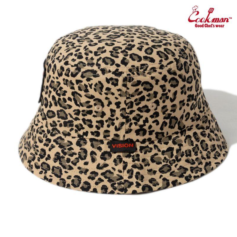COOKMAN（クックマン） Bucket Hat Vision Logo Leopard バケット