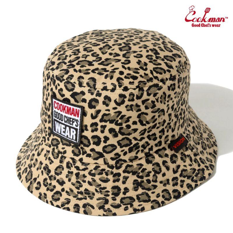COOKMAN（クックマン） Bucket Hat Vision Logo Leopard バケット