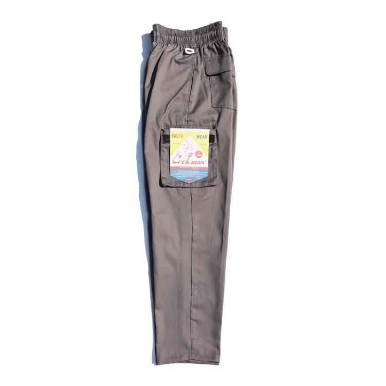 COOKMAN（クックマン） シェフパンツ Chef Pants Cargo Grayカーゴ