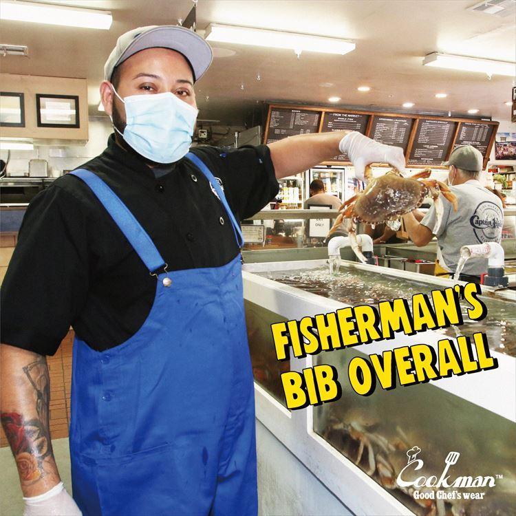 COOKMAN（クックマン） Fisherman's Bib Overall Deep Blue