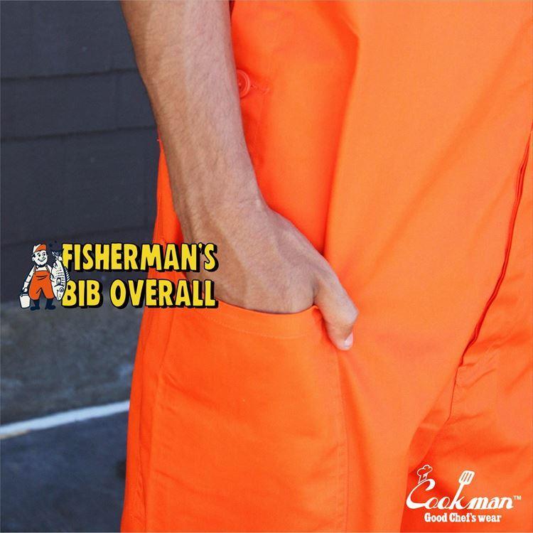 COOKMAN クックマン Fisherman's Bib Overall Orange