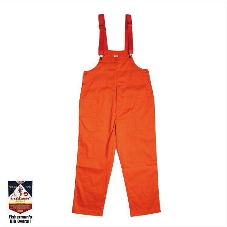 COOKMAN（クックマン） Fisherman's Bib Overall Orange